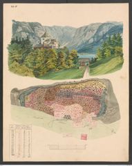 Seite 13 des Tafelbandes "Abbildungen der bey den Alterthumsgræbern zu Hallstatt aufgefunden Antiquitäten", Signatur 12.903 f